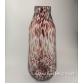 Leopard Glass Vase for modern home decoration